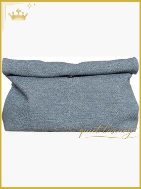 Roll Up Clutch Purse - Soft PU Leather Envelope Handbag for Evening